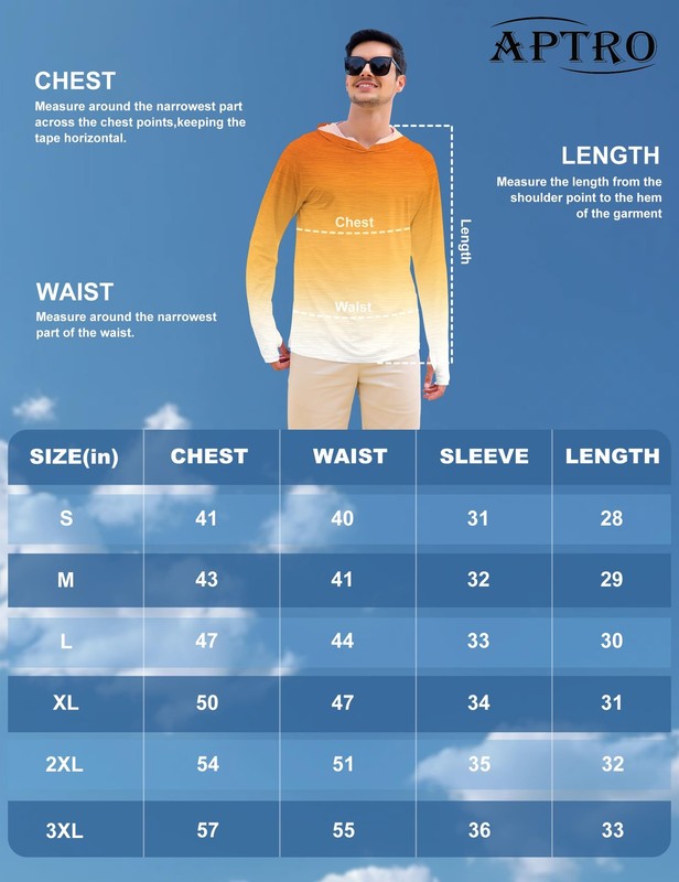Men's UPF 50+ Sun Protection Long Sleeve Hoodie Shirts UV Outdoor Fishing Shi... gallery