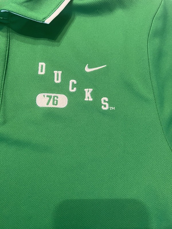 Nike Oregon Ducks Dri-Fit Men’s Polo Shirt Size S "Ducks 76" 24M gallery