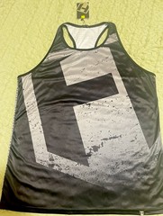 Men’s XL Tank Top Racerback Hosstile Black Gray Men’s NWT Distressed