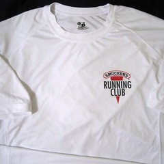 SMUCKER’S ® RUNNING CLUB – Orrville Ohio – White – XL – Jersey T Shirt – New