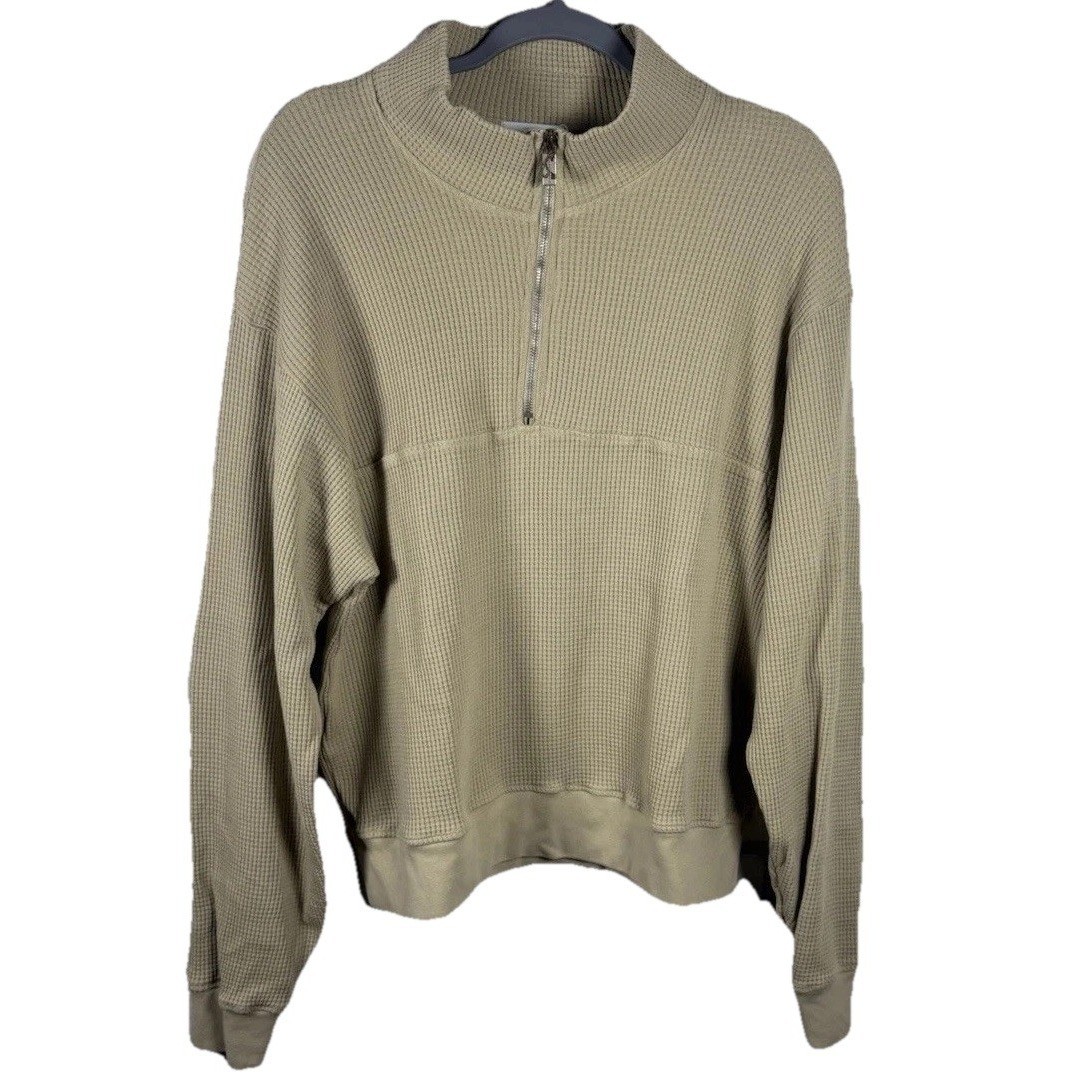 100% Cotton Citizen Cooper Half Zip Pullover Lightweight Jacket Casual NWT gallery