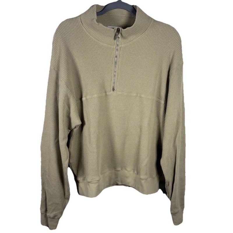 100% Cotton Citizen Cooper Half Zip Pullover Lightweight Jacket Casual NWT gallery
