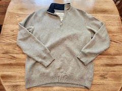 MENS Small Long Sleeve Pullover – 60% Cotton, 40% Polyester