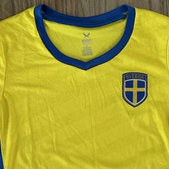 SOC Sweden FIFA Soccer Football Men’s Jersey, Size Adult Medium Sverige