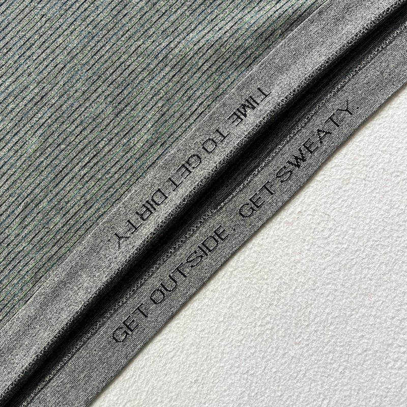 Lululemon Men Gray Stripe Green Blue Black Metal Vent Tech Short Sleeve Shirt L gallery