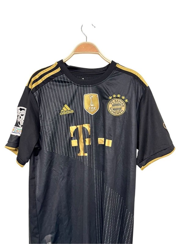 New adidas Black and Gold FC Bayern 21/22 Away Jersey FIFA gallery