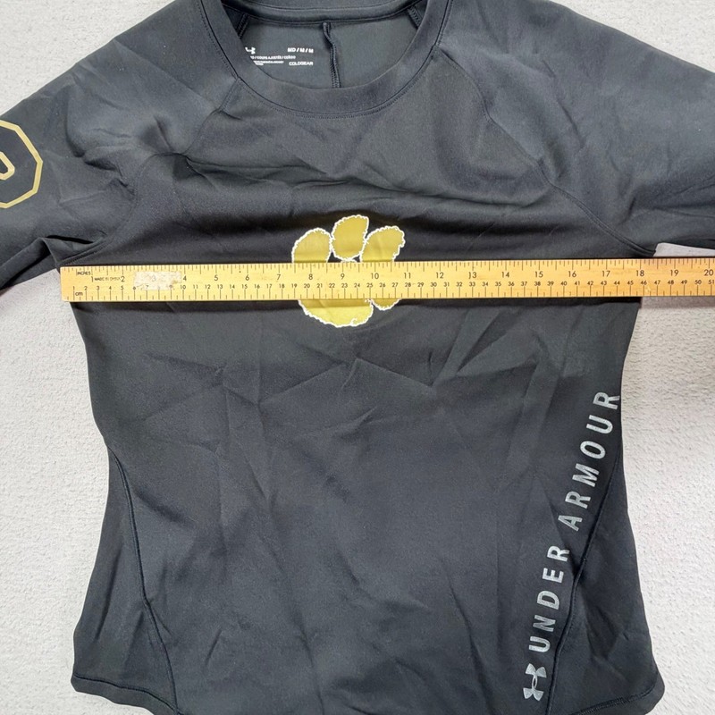 Under Armour ColdGear Shirt Mens Medium Black Excellent Long Sleeve Compression gallery