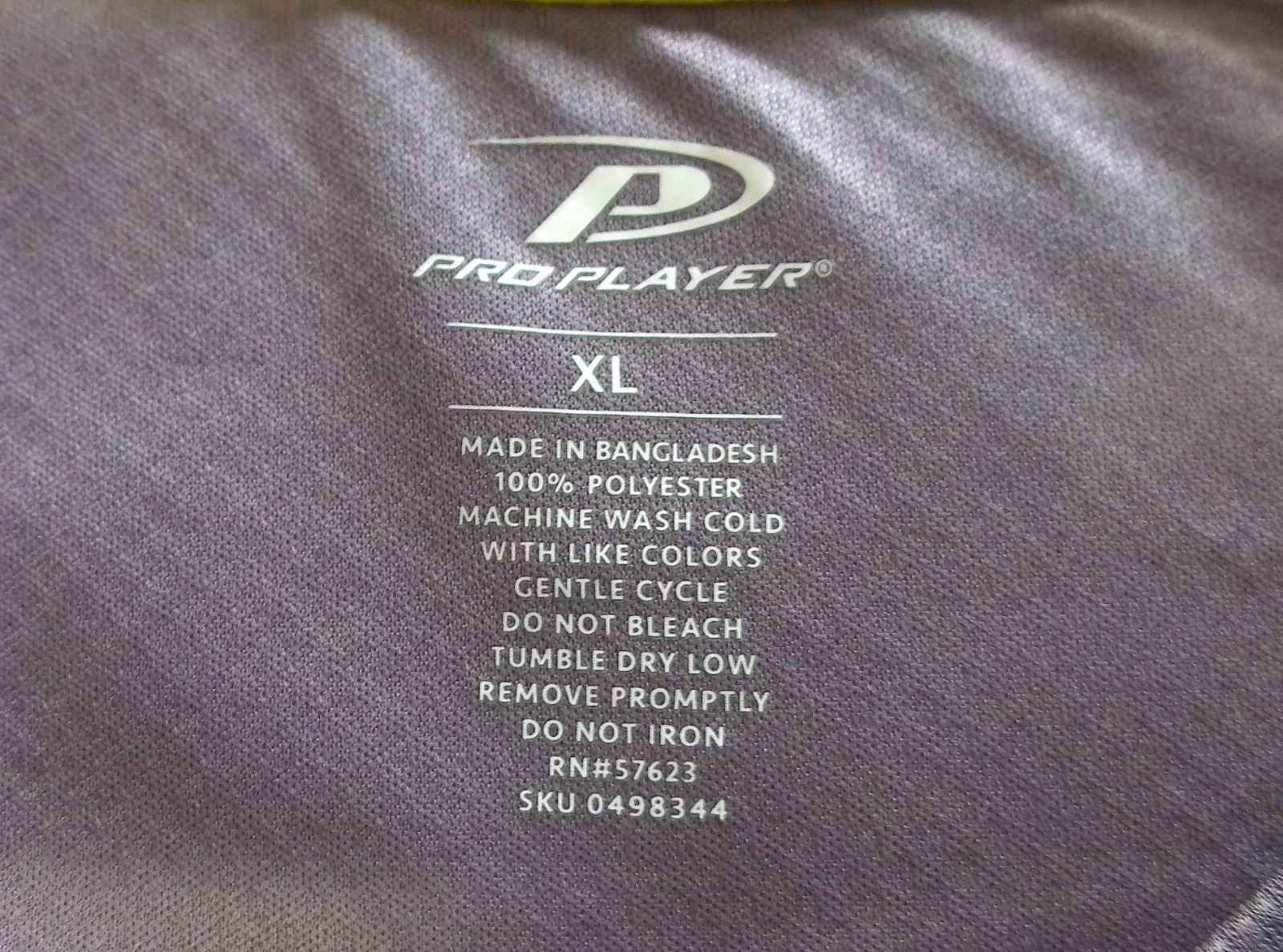 Pro Player Muscle Tank Top Men Sz XL NWT Sleeveless Moisture Wicking Gray gallery