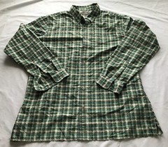 Eddie Bauer Ripstop Guide Mens Button Down Hunting Fishing L/S Shirt Size XLT