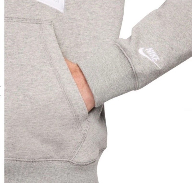 New Nike Club Fleece Long Sleeve Rugby Polo Shirt Men’s Sz XL FN3112-063 gallery
