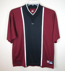 Vintage Y2K Nike Team Mini Center Swoosh Short Sleeve Jersey Top Men’s Medium