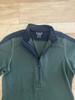 REI Athletic Mens Olive Green/Black 1/2 Zip Long Sleeve Pullover Top Size M gallery