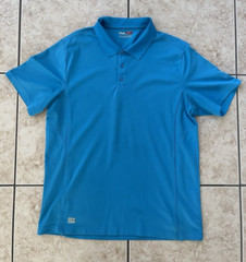Fila Sport Men’s Golf Short Sleeve Polo T-Shirt Blue XL Athletic Ball Sports Top