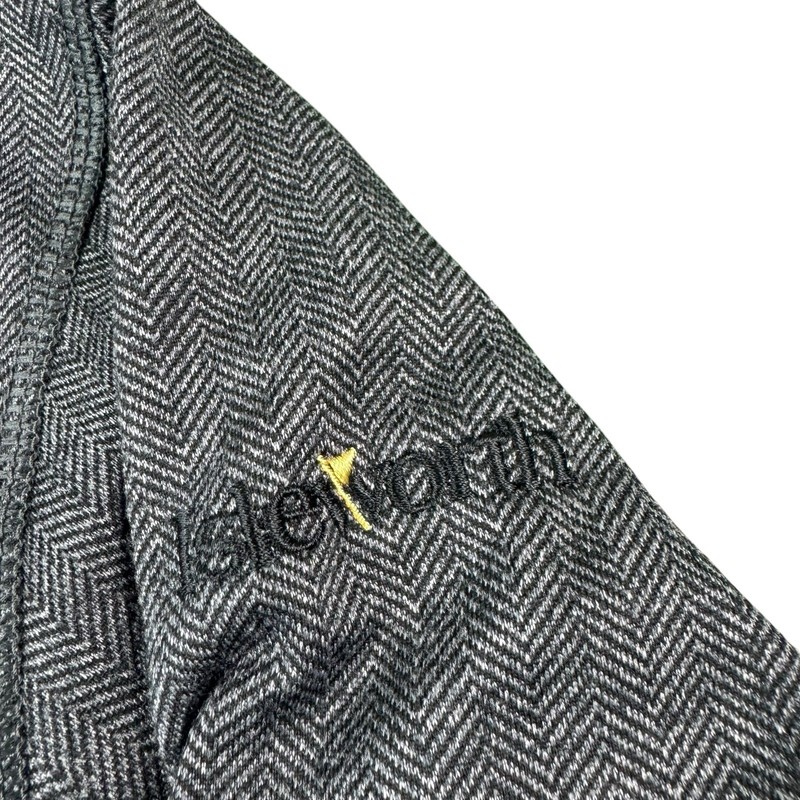 Greyson Gray Black Herringbone Isleworth Country Club Half Zip Golf Pullover XL gallery