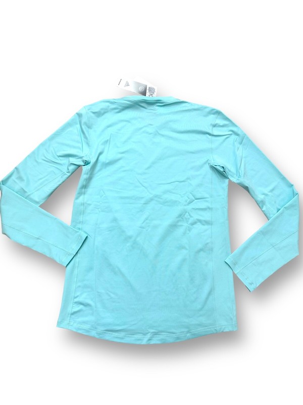 NWT Adidas Men's TF Primegreen Long Sleeve fleece Running Shirt Mint Sz M HD5305 gallery