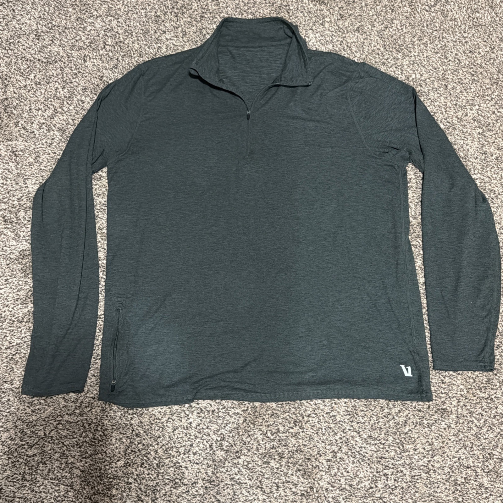 Vuori Ease Performance Half Zip 2.0 Men L Pullover Golf Jacket V221 Stretch Wick gallery