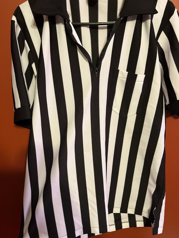 Vintage BIKE Referee 1/4 Zip Polo Shirt Sz Large Pocket 80s-90s Made In USA gallery