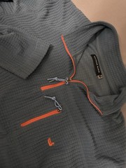 Southern Marsh FieldTec 1/4 Zip Pullover Men’s S Blue Orange Geometric Polyester