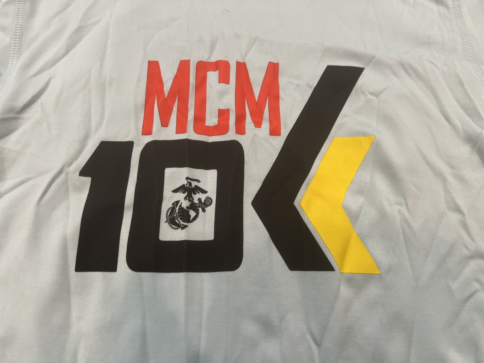 Adult Marine Corps Marathon 10K 2017 Semper Fidelis Shirt Light Blue XS USMC gallery
