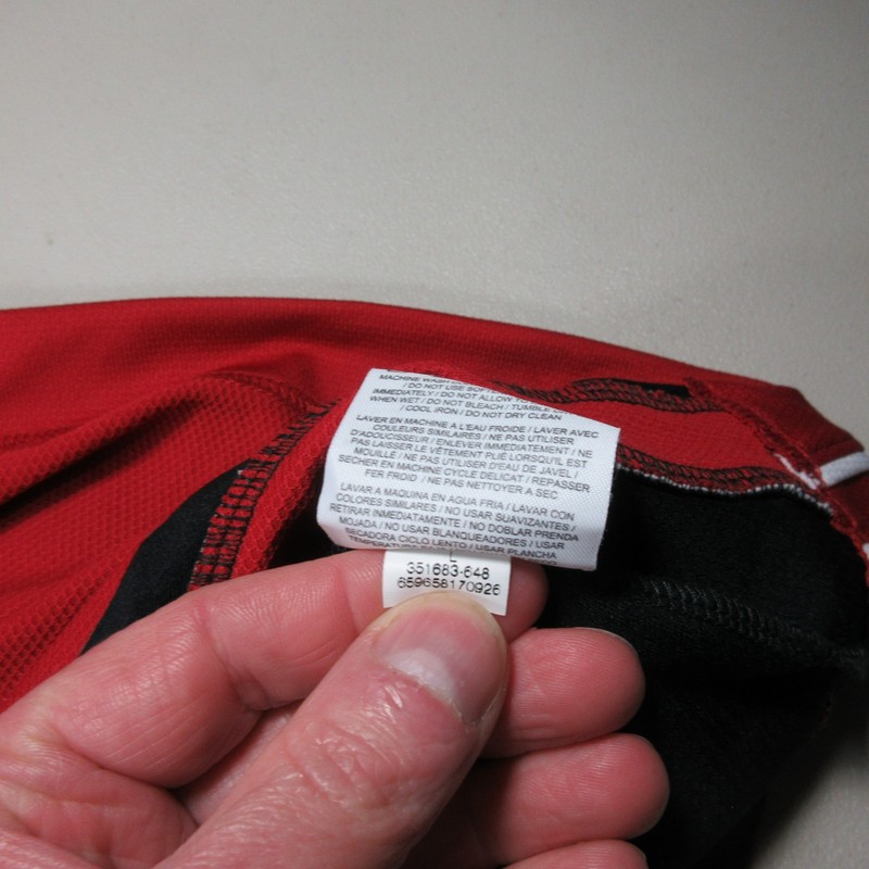 Vintage Y2K Nike mens black white red Elite basketball jersey L EUC gallery