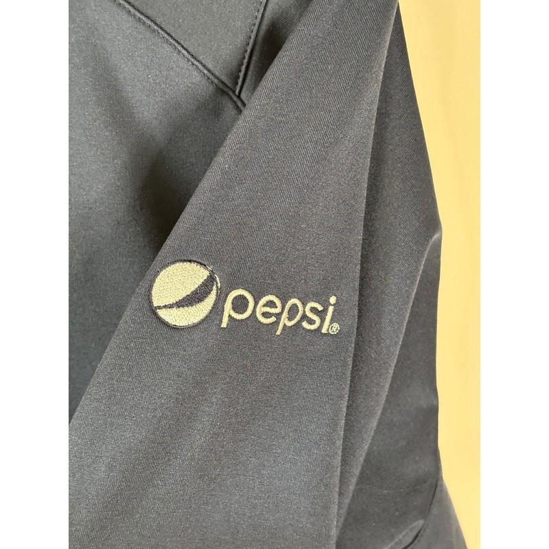 UNRL Pepsi Logo 1/4 Zip Pullover Sweatshirt Mens Navy Blue Athletic gallery