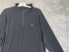 Paradox Pullover Mens XL Black Drirelease Repreve 1/4 Zip Long Sleeve Shirt