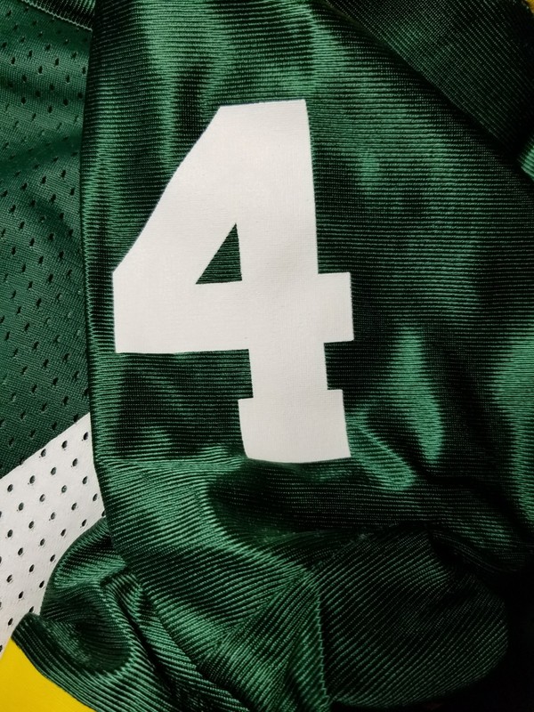 Green Bay Packers Men Size 44 Brett Favre Jersey 1990s Cheesehead Go Pack Go gallery