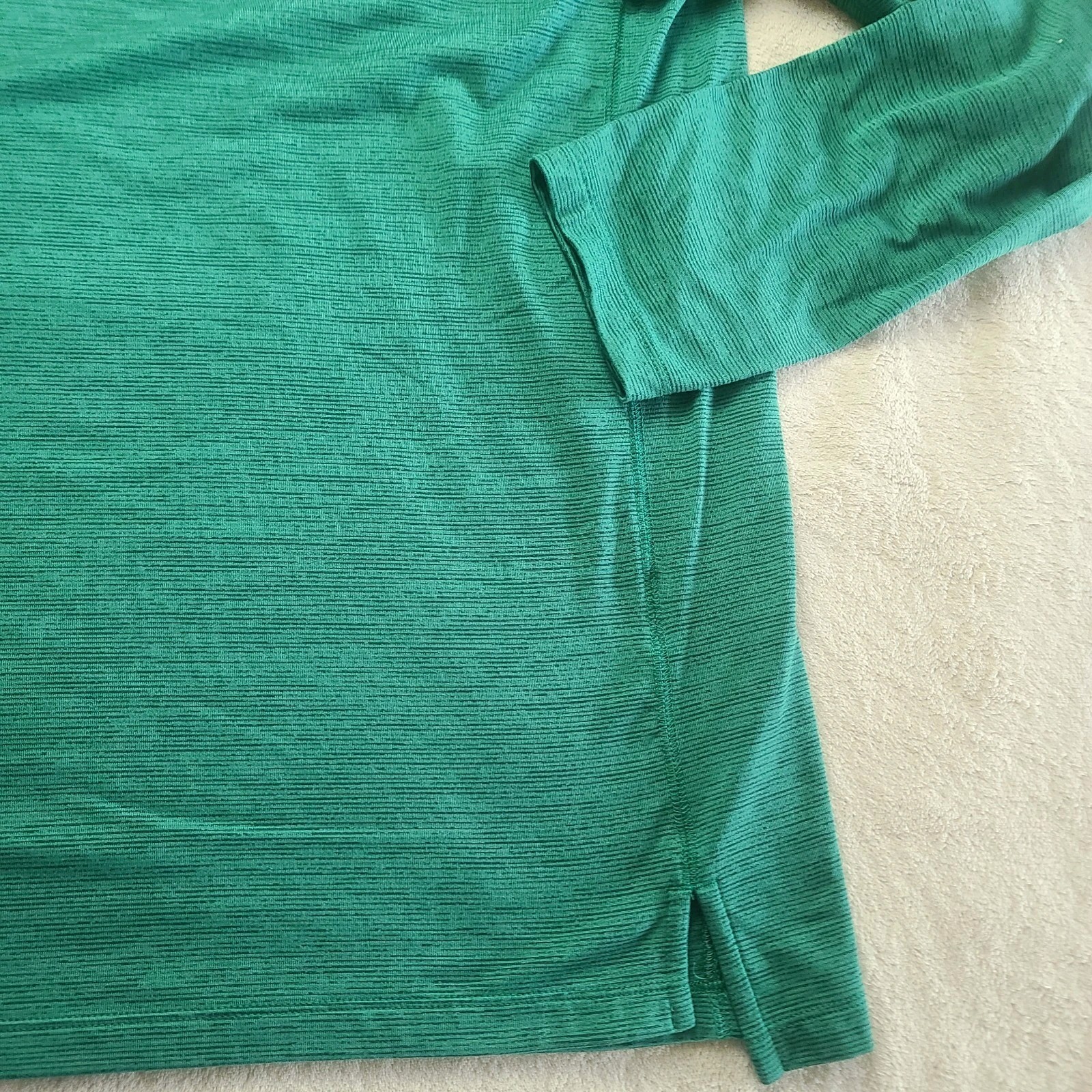 Dicks Sporting Goods Mens Large Green Quarter Zip Pullover Activewear gallery