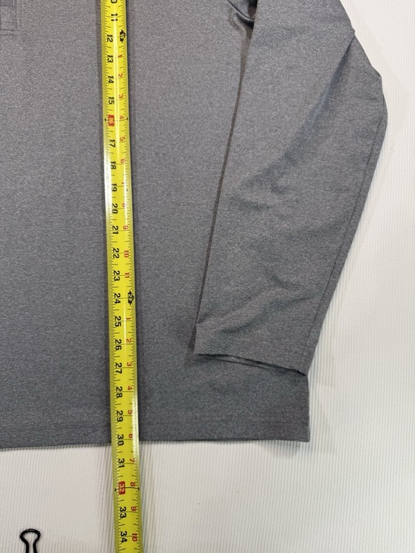 William Murray Golf 1/4 Zip Pullover XXL Gray Performance Stretch Jacket gallery