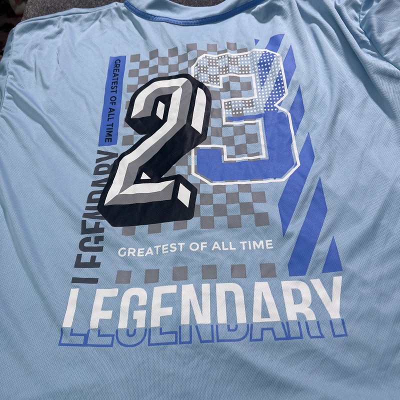 Michael Jordan East West Legendary #23 Men's Carolina Blue 5XL Baseball Jersey gallery