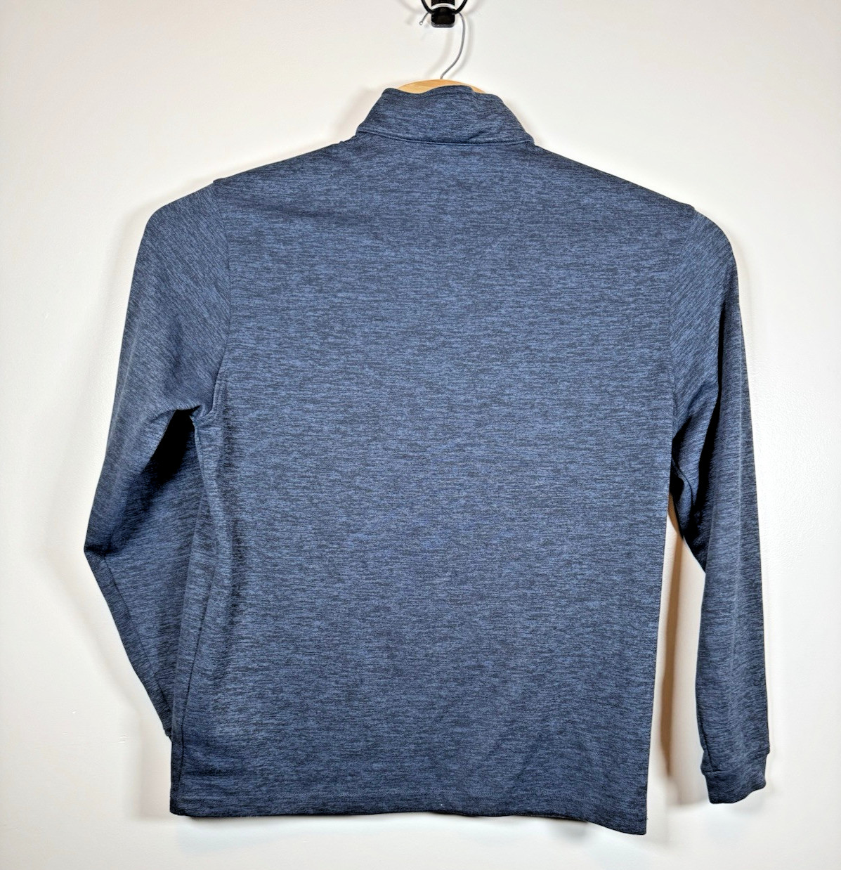 Bolle Golf Sweater Mens M Blue Quarter Zip Long Sleeve Pullover Performance Golf gallery