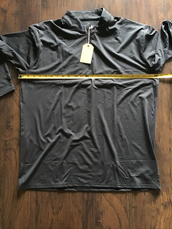 Fort Isle Long Sleeve Half-Zip Grey Pullover Mens Size XXL NWT gallery