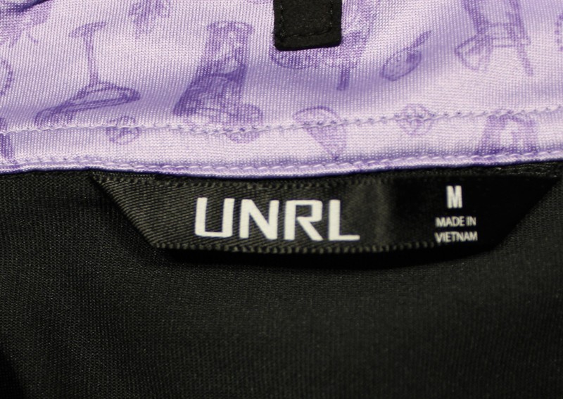UNRL Golf Pullover Mens Medium Black Quarter Zip Barstool Sports Logo Top gallery