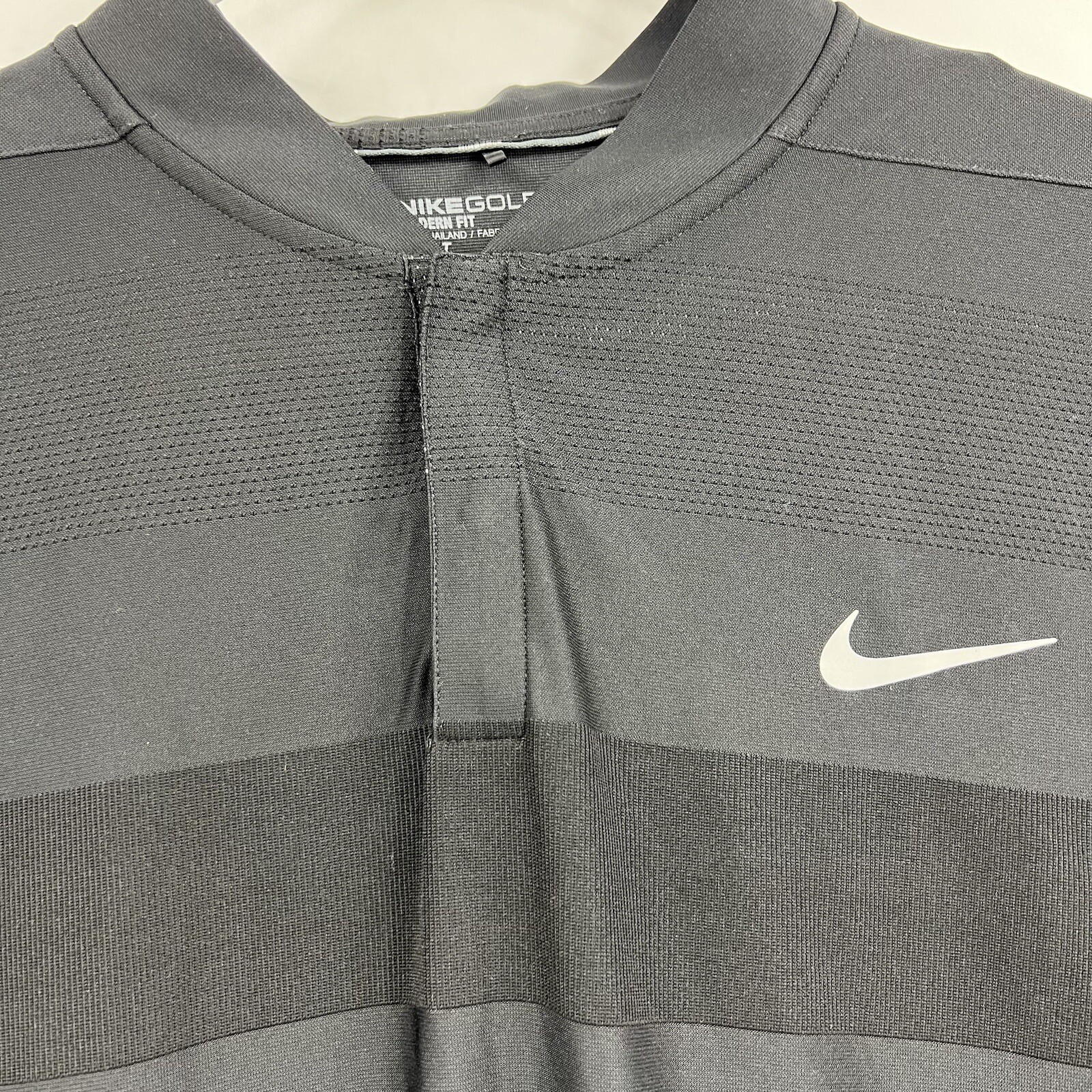 Nike Golf Momentum Fly Swing Knit Alpha Stripe Polo Shirt 802830 Men 2XL gallery
