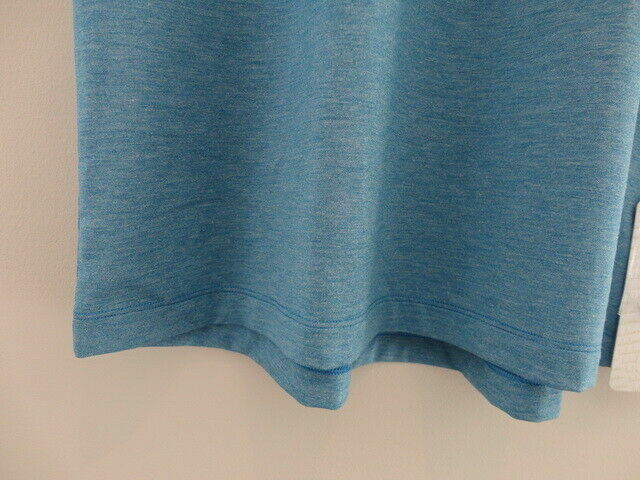 NWT LULULEMON HWRP Teal Blue Evolution Polo SS Top Shirt Men's Small gallery