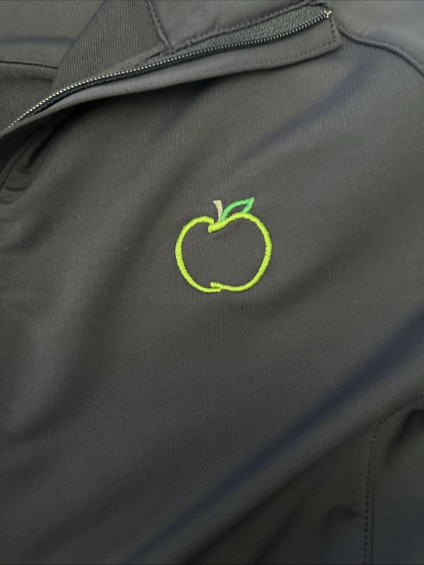 Peter Millar Apple Performance Stretch Quarter Zip Golf Pullover Women’s Large? gallery