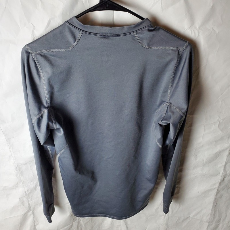 Nike Pro Shirt Mens M Gray Fitted Compression Dri-Fit Team Fit Dry 259863 Vtg gallery