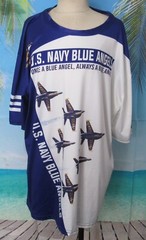 US Navy Blue Angel Shirt Size 2XL Once a Blue Angel Always a Blue Angel