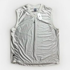 Vintage Y2K Nike Air Jordan Basketball Jersey Mens XXXL White Shiny Streetball