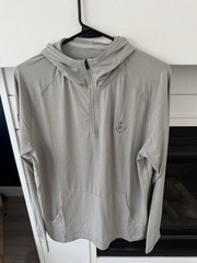 Greatness Wins Core Tech Quarter Zip Hood Small NWT Bayonne Golf Club