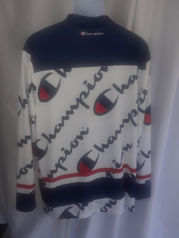 Champion Motorcross Long Sleeve Shirt L race wear America colors sponsor a5 gallery