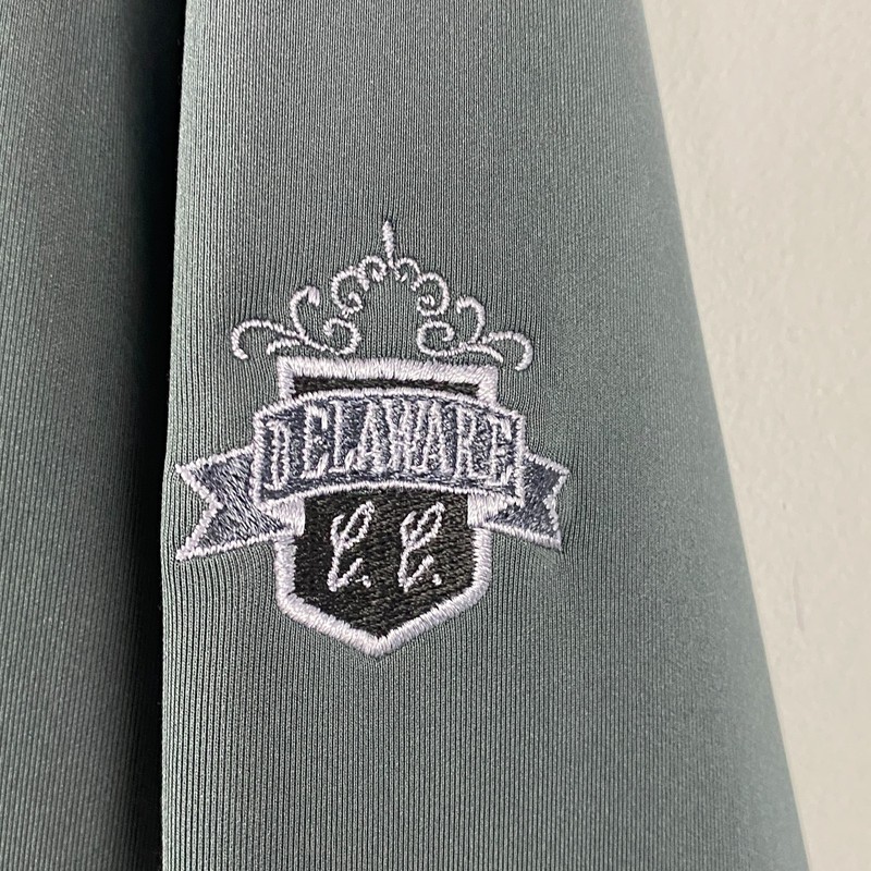 Fairway & Greene Tech Golf 1/4 Zip Pullover Shirt Mens Large Delaware CC Gray gallery
