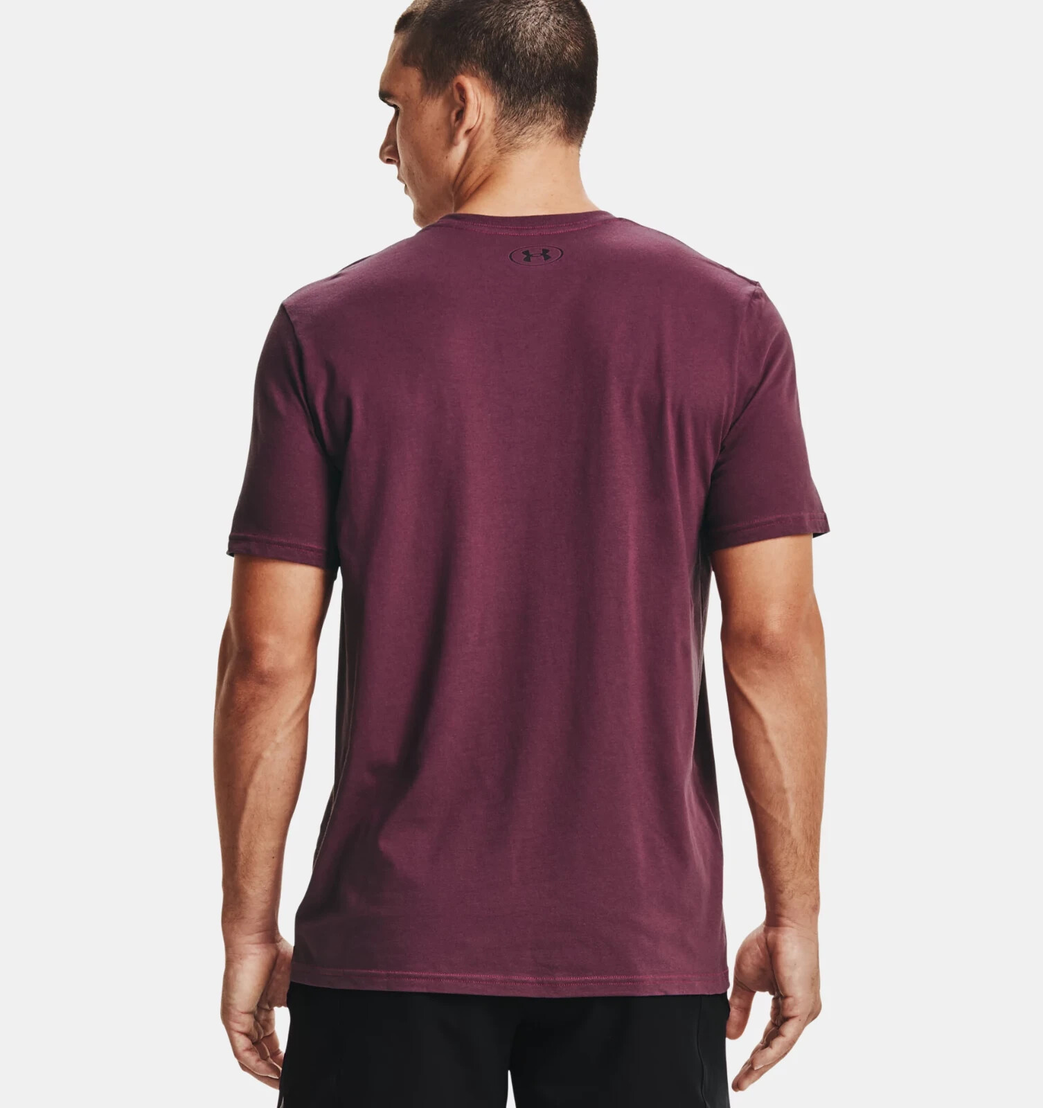 Under Armour Men's Project Rock Hardest Worker T-Shirt 1357190 Purple Size XL gallery