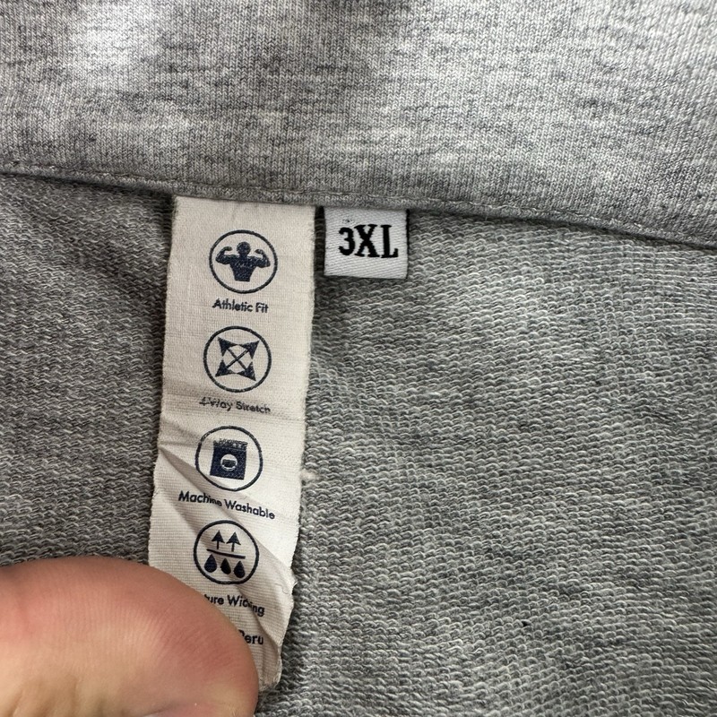 State & Liberty Gray Heathered Half Zip Performance Pullover Size 3XL gallery