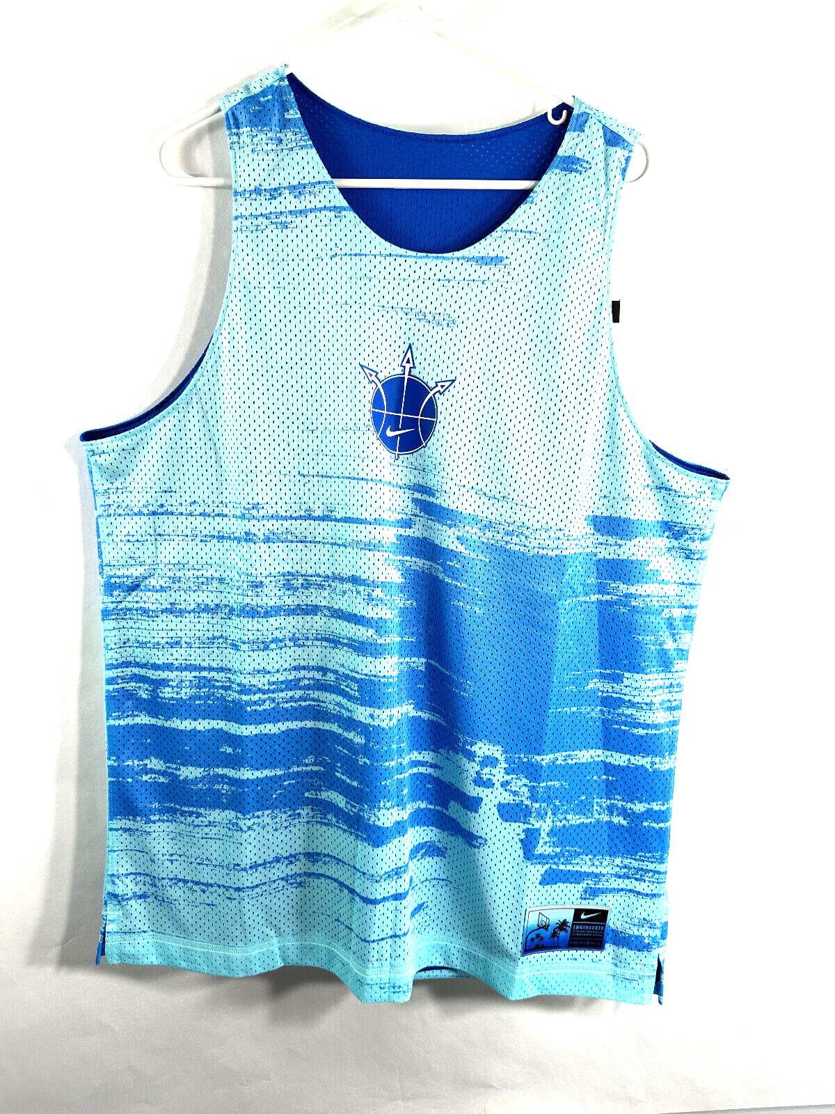Nike Standard Issue Mesh Basketball Jersey Reversible Men's Sz Large DV9606-482 gallery