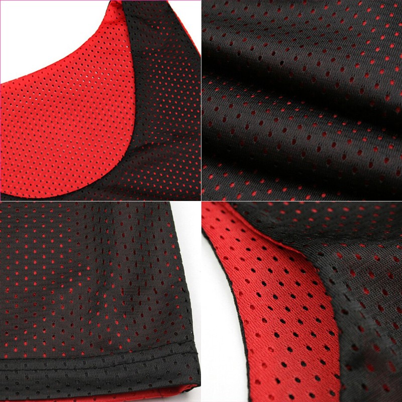 TopTie Reversible Basketball Jerseys Men's Tank Top Mesh Tank Lacrosse Jersey gallery