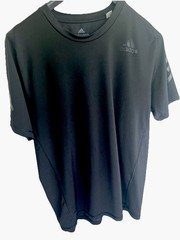 Adidas Alphaskin Aeroready Compression Shirt Mens Sz L Black Gym Workout