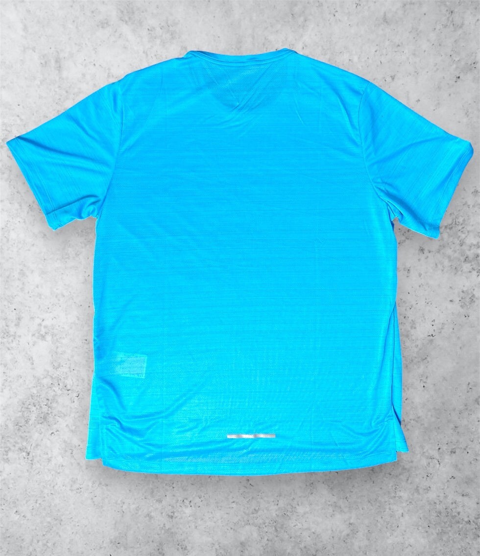 Nike Mens DriFit Miler 1.0 Running Top. Sz. Lrg. Retail $40. Baltic Blue Color gallery