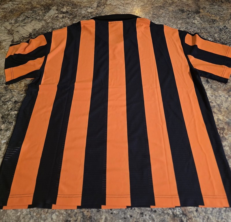 $90...Jordan Brooklyn size XL Collegiate Goalie Jersey Orange/Black. gallery