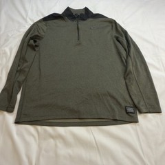 Nike Golf Dri-Fit 1/4 Zip Pullover Size Large Green And Black